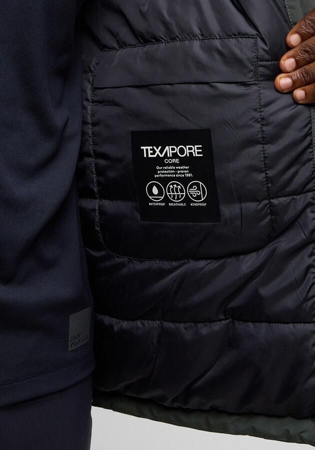 Jack Wolfskin Tempeltor Jacket Men Regenjack Heren XXXL slate green slate green - Foto 8