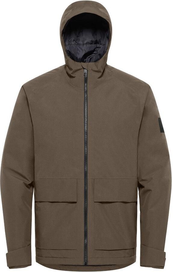 Jack Wolfskin Tempeltor Jacket Men Regenjack Heren XXXL cold coffee cold coffee - Foto 10
