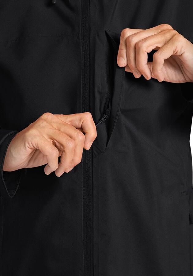 Jack Wolfskin Tempest 2L Jacket Women Regenjack Dames XXL black - Foto 3