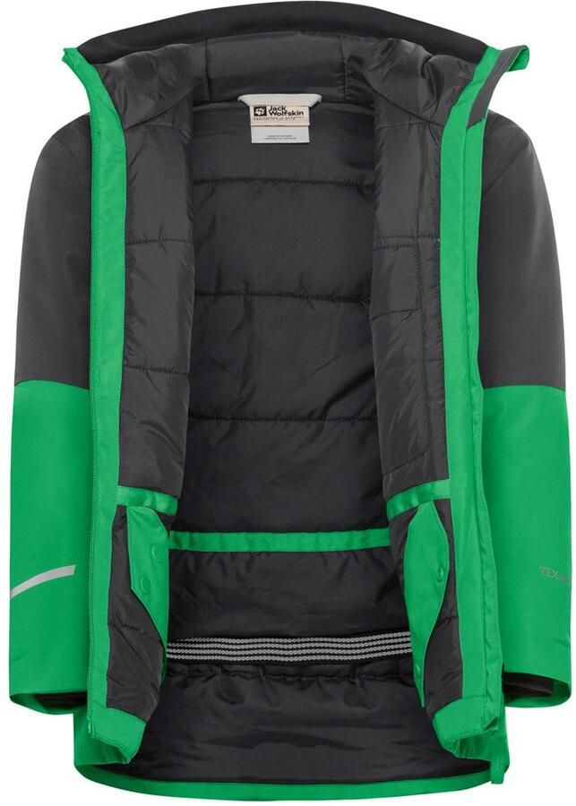 Jack Wolfskin Actamic 2L Ins Jacket Kids Winterjack Kinderen 116 mystic green mystic green - Foto 5
