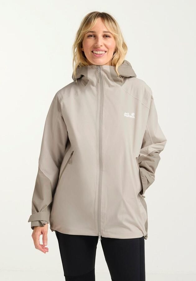 Jack Wolfskin Unbound Adventure 2L Jacket Women Waterdichte wandejas Dames XXL pale sand pale sand - Foto 8