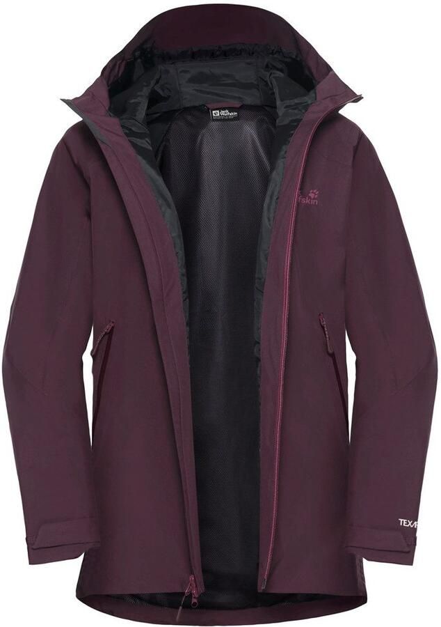 Jack Wolfskin Unbound Adventure 2L Jacket Women Waterdichte wandejas Dames XXL amaranth - Foto 2