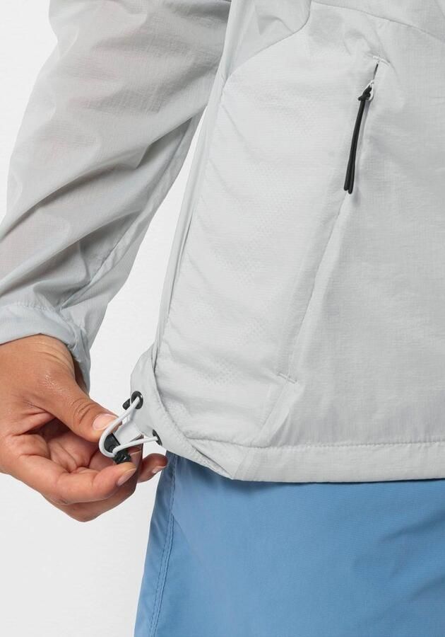 Jack Wolfskin Wanderjahr Jacket Women Softshelljack Dames XL cool grey Cool Grey - Foto 6