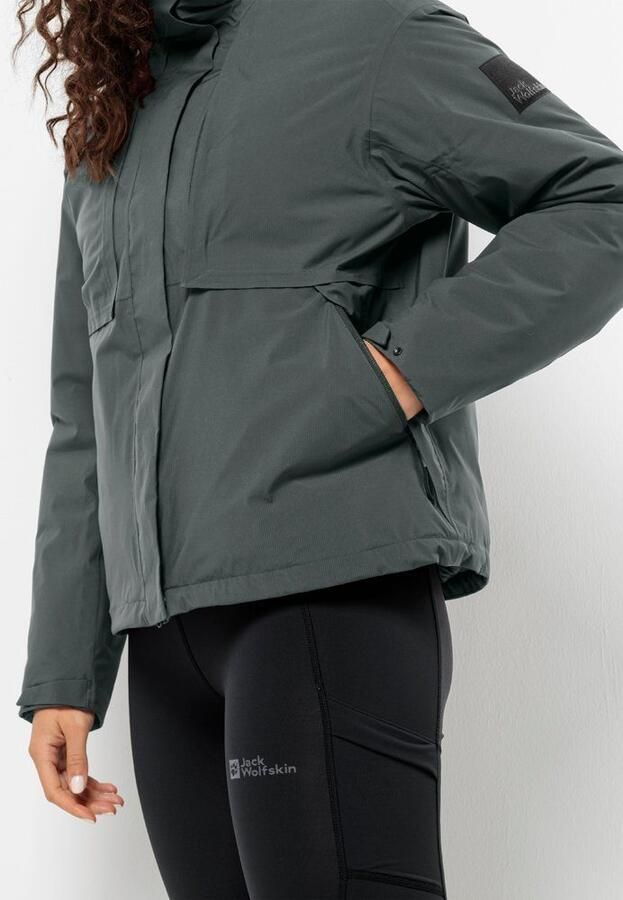 Jack Wolfskin Wandermood Jacket Women Waterdicht winterjack Dames XXL slate green slate green - Foto 6