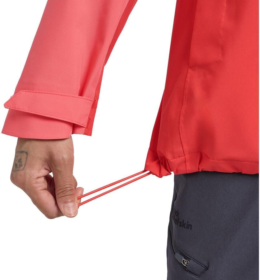 Jack Wolfskin Weiltal 2L Jacket Women Regenjack Dames 2XL sunset coral sunset coral - Foto 2