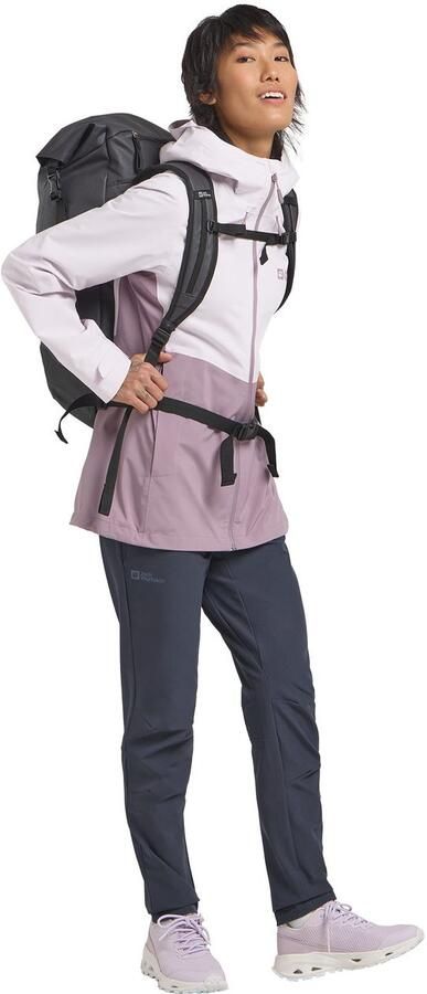 Jack Wolfskin Weiltal 2L Jacket Women Regenjack Dames 2XL pale lavendar Pale Lavendar - Foto 12