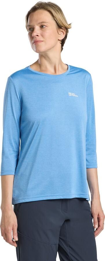 Jack Wolfskin Crosstrail 3|4 T-Shirt Women Functioneel shirt Dames 2XL mid blue mid blue - Foto 5