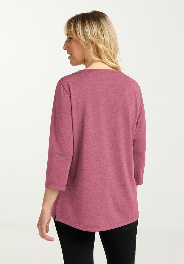 Jack Wolfskin Crosstrail 3|4 T-Shirt Women Functioneel shirt Dames XXL raisin - Foto 3