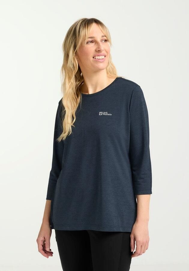 Jack Wolfskin Crosstrail 3|4 T-Shirt Women Functioneel shirt Dames XXL midnight sky midnight sky - Foto 6
