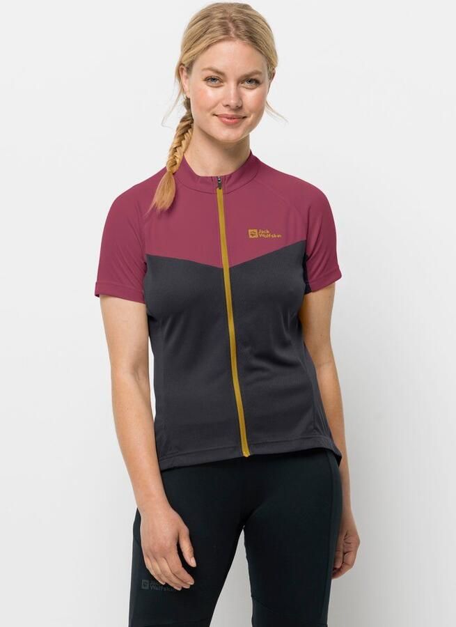 Jack Wolfskin Morobbia FZ T-Shirt Women XXL sangria red sangria red - Foto 6