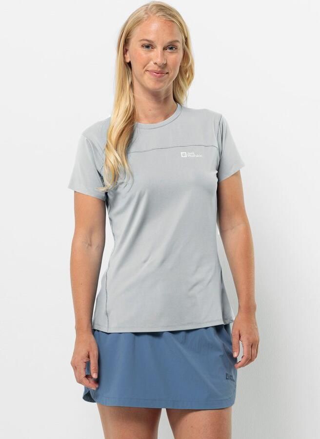 Jack Wolfskin Prelight Chill T-Shirt Women Functioneel shirt Dames XL cool grey Cool Grey - Foto 3
