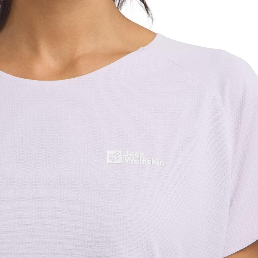 Jack Wolfskin Prelight Stride T-Shirt Women Functioneel shirt Dames XL pale lavendar Pale Lavendar