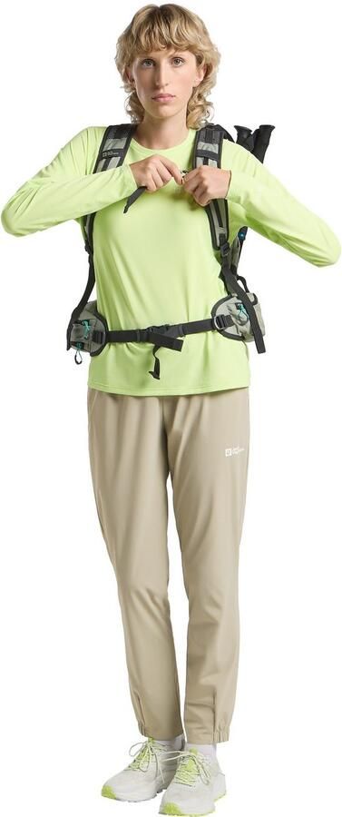 Jack Wolfskin Prelight Swift LS Women Functioneel shirt met lange mouwen en zonnebescherming Dames XL cool matcha cool matcha - Foto 5