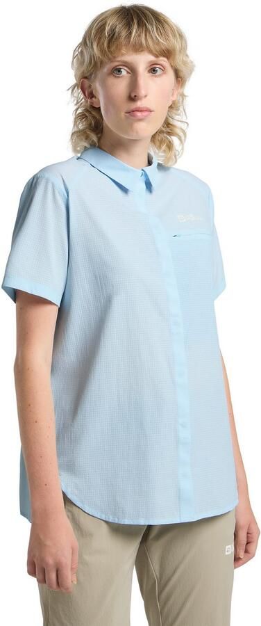 Jack Wolfskin Vandra S|S Shirt Women Wandeloverhemd met korte mouwen Dames 2XL ice blue Ice Blue - Foto 2