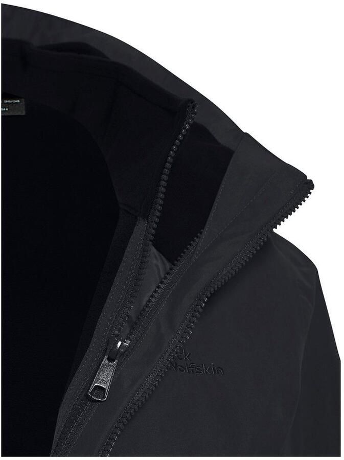 Jack Wolfskin Functionele 3-in-1-parka BAYLIGHT 3in1 waterdicht overgangsjas