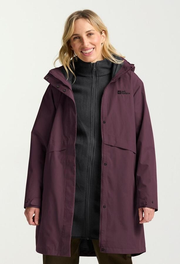 Jack Wolfskin Baylight 3in1 Coat Women 3in1-jas Dames XXL amaranth - Foto 11