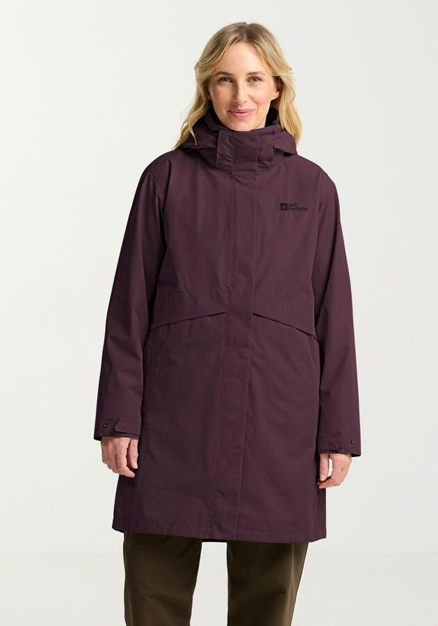 Jack Wolfskin Baylight 3in1 Coat Women 3in1-jas Dames XXL amaranth - Foto 4