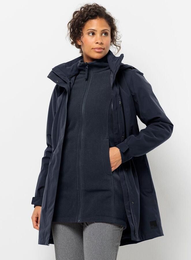 Jack Wolfskin Ottawa Coat 3in1 jack Dames XXL blue night blue - Foto 10