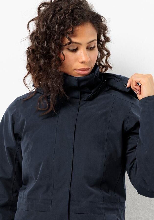 Jack Wolfskin Ottawa Coat 3in1 jack Dames XXL blue night blue - Foto 7