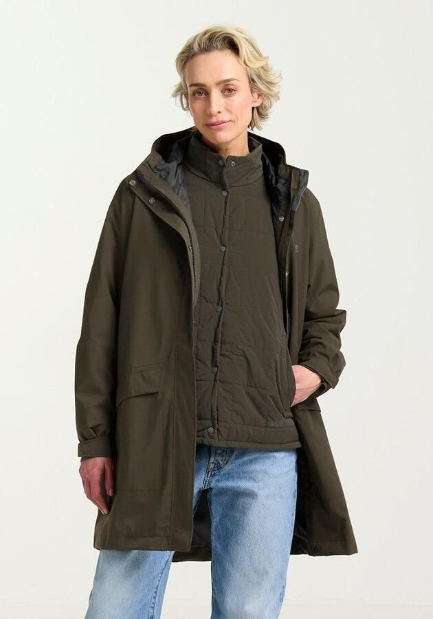 Jack Wolfskin Winterdune 3in1 Coat Women 3-in-1 jack Dames XXL obsidian moss obsidian moss - Foto 3
