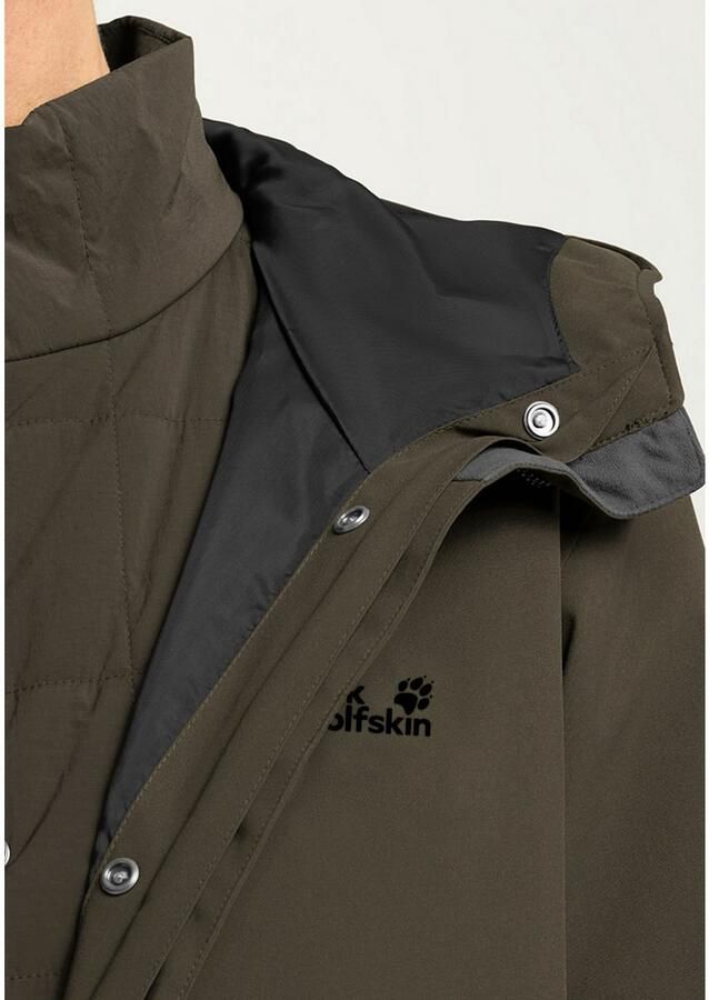 Jack Wolfskin Winterdune 3in1 Coat Women 3-in-1 jack Dames XXL obsidian moss obsidian moss