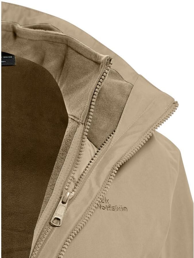Jack Wolfskin Functionele 3-in-1-parka BAYLIGHT 3in1 waterdicht overgangsjas