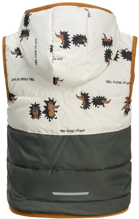 Jack Wolfskin Gleely Ins Hooded Vest Kids Outdoor-bodywarmer Kinderen 104 slate green slate green