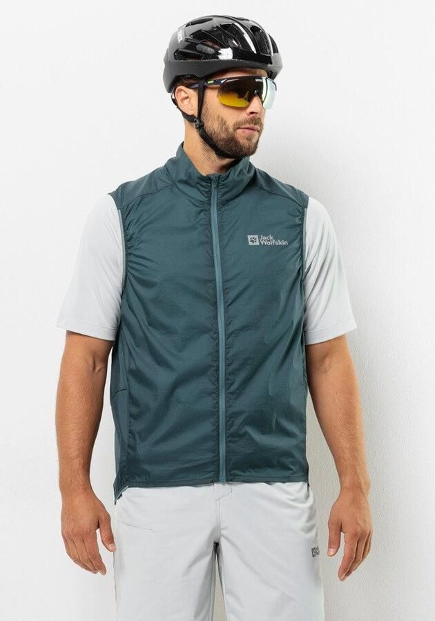Jack Wolfskin Gravex Wind Vest Men Outdoor-bodywarmer Heren XXL emerald - Foto 4