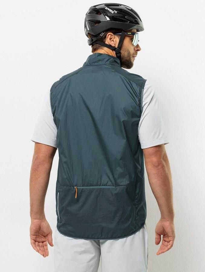 Jack Wolfskin Gravex Wind Vest Men Outdoor-bodywarmer Heren XXL emerald