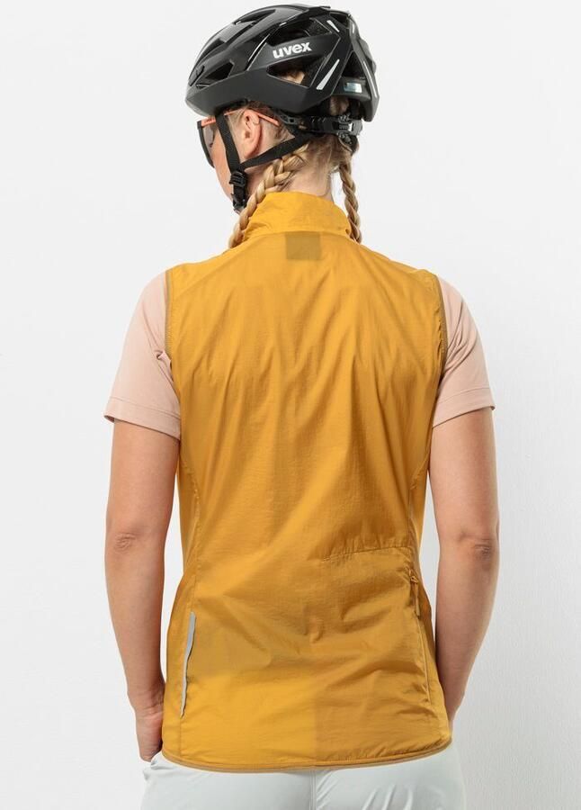 Jack Wolfskin Gravex Wind Vest Women Outdoor-bodywarmer Dames XXL curry