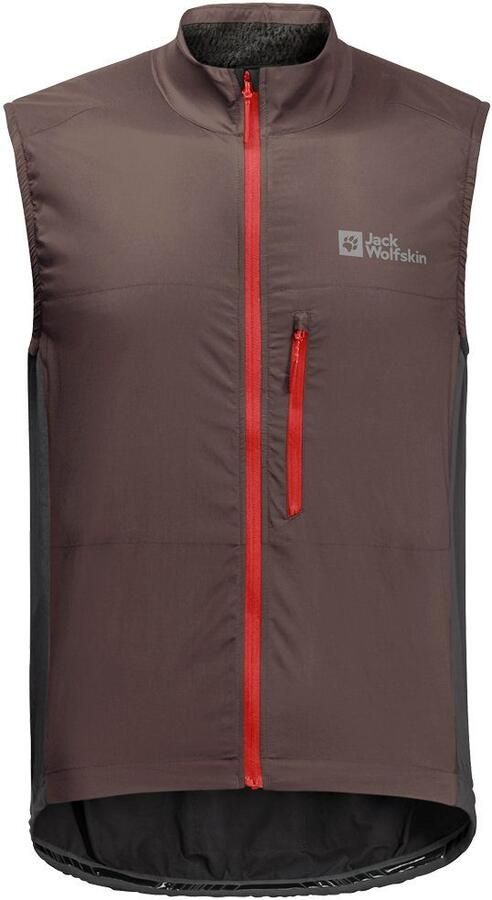 Jack Wolfskin Morobbia Alpha Vest Men Zeer goed ademende fietsbodywarmer Heren XXL red earth red earth - Foto 6