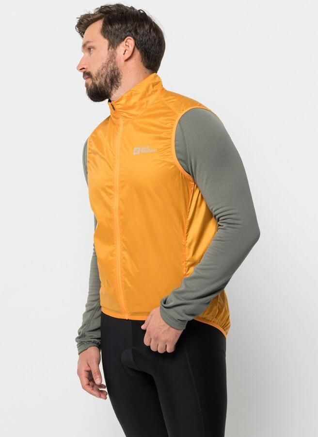 Jack Wolfskin Morobbia Wind Vest Men XXL orange pop orange pop - Foto 6