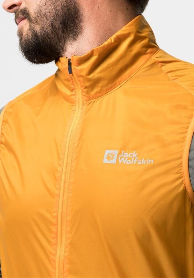Jack Wolfskin Morobbia Wind Vest Men XXL orange pop orange pop - Foto 3