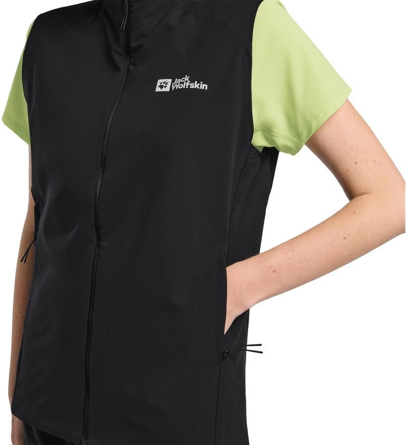 Jack Wolfskin Prelight Stride Vest Women Outdoor-bodywarmer Dames XL black