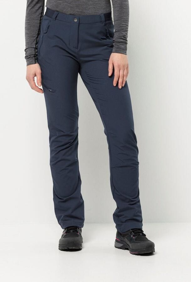 Jack Wolfskin Geigelstein Pants Wo Softshell-wandelbroek 34 blue night blue - Foto 7