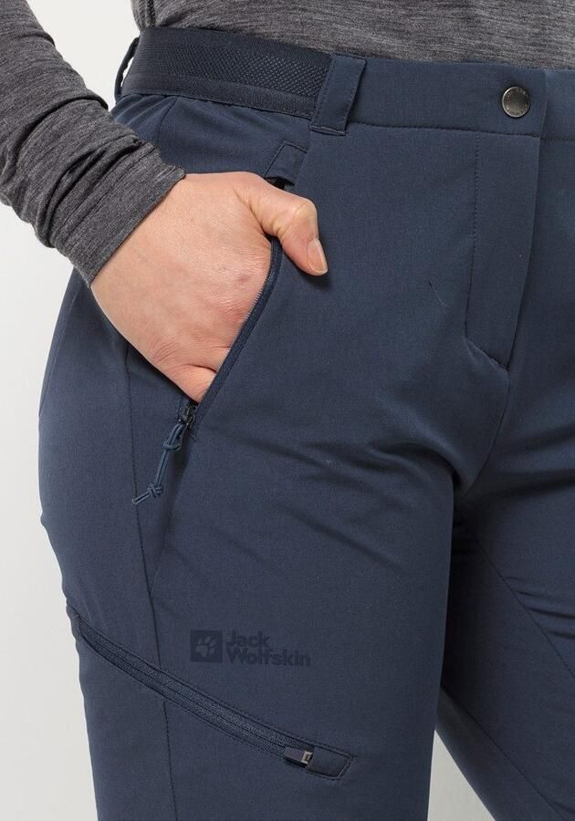 Jack Wolfskin Geigelstein Pants Wo Softshell-wandelbroek 34 blue night blue - Foto 2