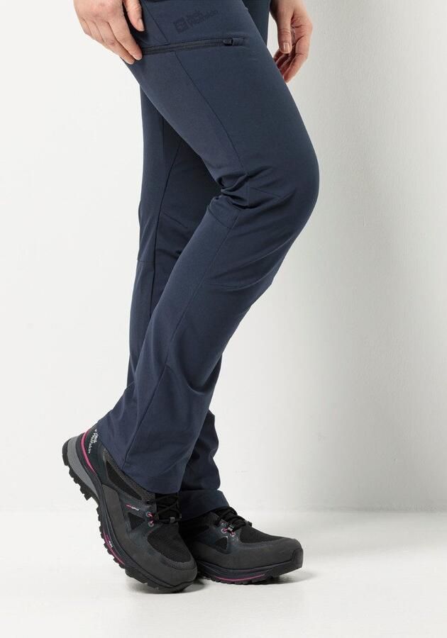 Jack Wolfskin Geigelstein Pants Wo Softshell-wandelbroek 34 blue night blue - Foto 4