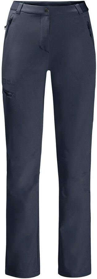 Jack Wolfskin Geigelstein Pants Wo Softshell-wandelbroek 34 blue night blue - Foto 6