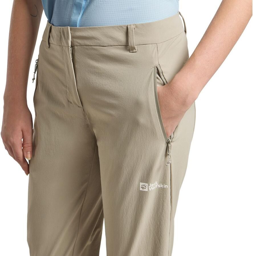 Jack Wolfskin Hikeout Pants Women Trekking-broek met zonnebescherming Dames 36 stone - Foto 2