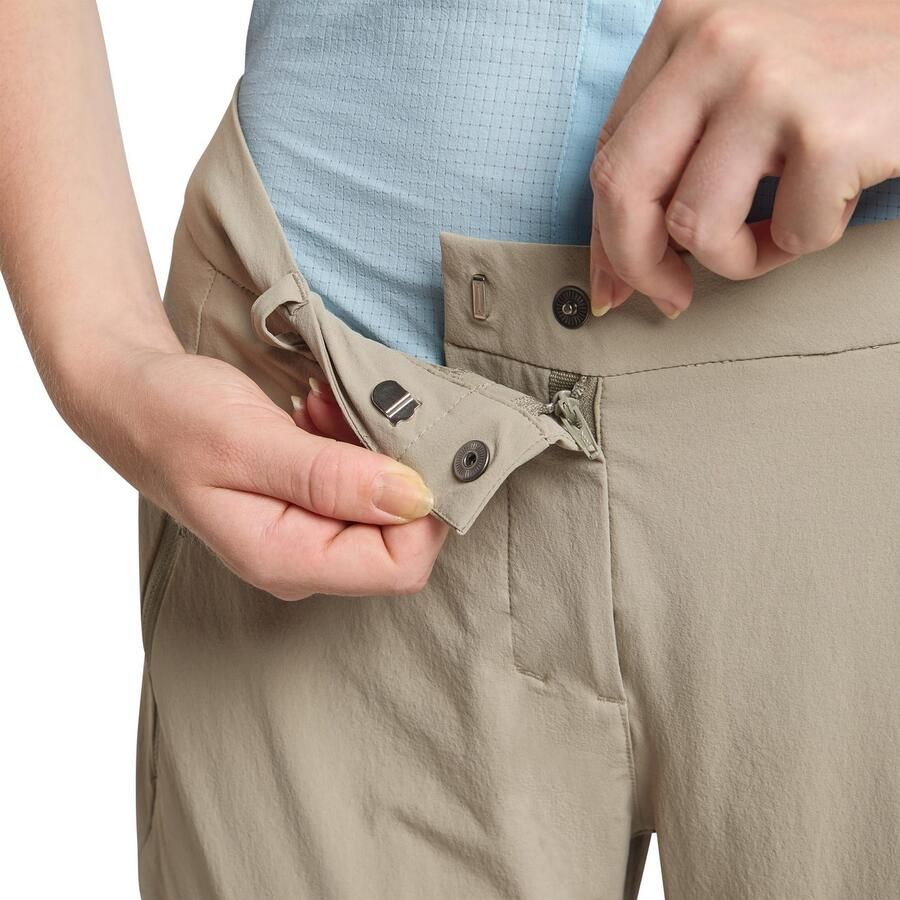 Jack Wolfskin Hikeout Pants Women Trekking-broek met zonnebescherming Dames 36 stone