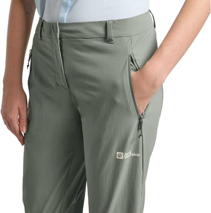 Jack Wolfskin Hikeout Pants Women Trekking-broek met zonnebescherming Dames 34 slate green slate green - Foto 2