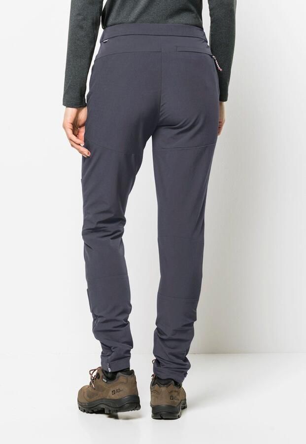 Jack Wolfskin Salmaser Pants Women Trekking-softshellbroek Dames 34 graphite - Foto 5