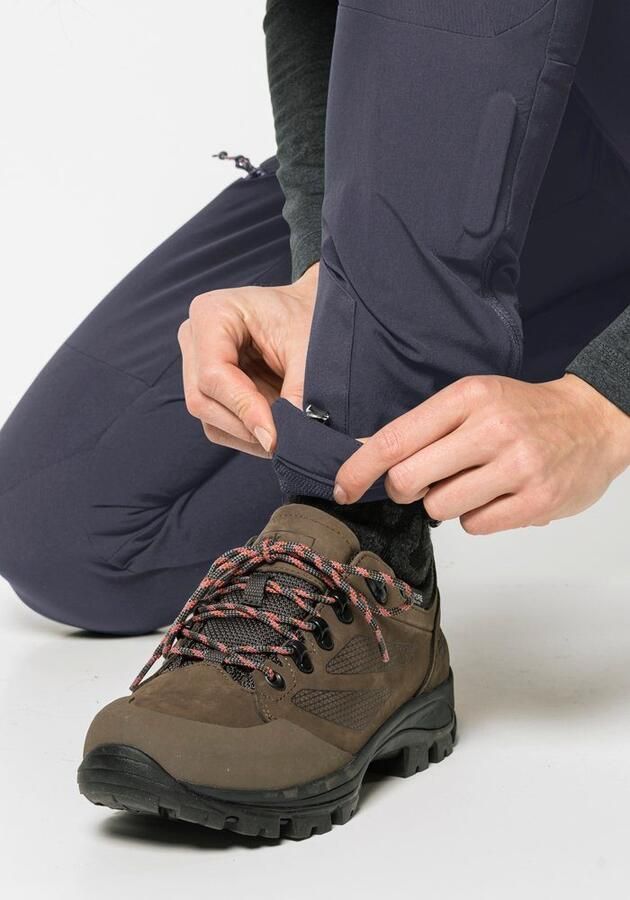 Jack Wolfskin Salmaser Pants Women Trekking-softshellbroek Dames 34 graphite - Foto 2