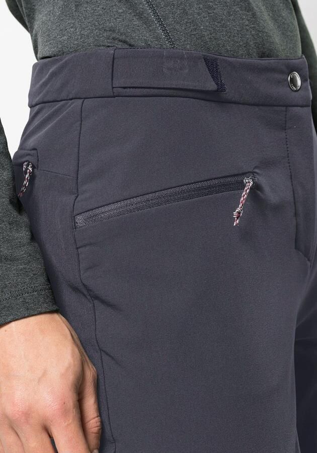 Jack Wolfskin Salmaser Pants Women Trekking-softshellbroek Dames 34 graphite - Foto 4