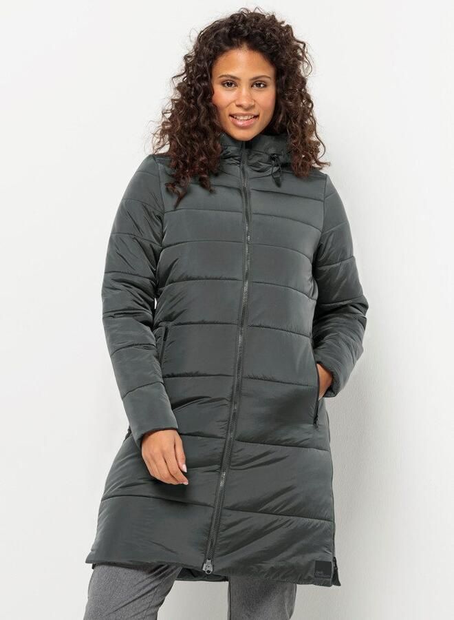 Jack Wolfskin Eisbach Coat Women Winterjas Dames XXL slate green slate green - Foto 6