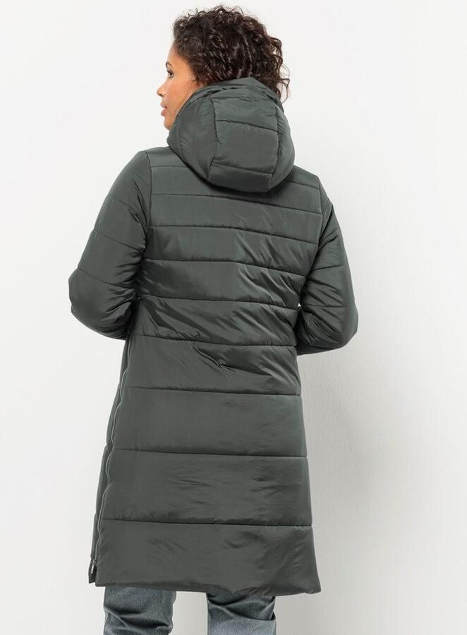 Jack Wolfskin Eisbach Coat Women Winterjas Dames XXL slate green slate green
