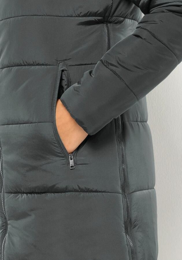 Jack Wolfskin Eisbach Coat Women Winterjas Dames XXL slate green slate green - Foto 4