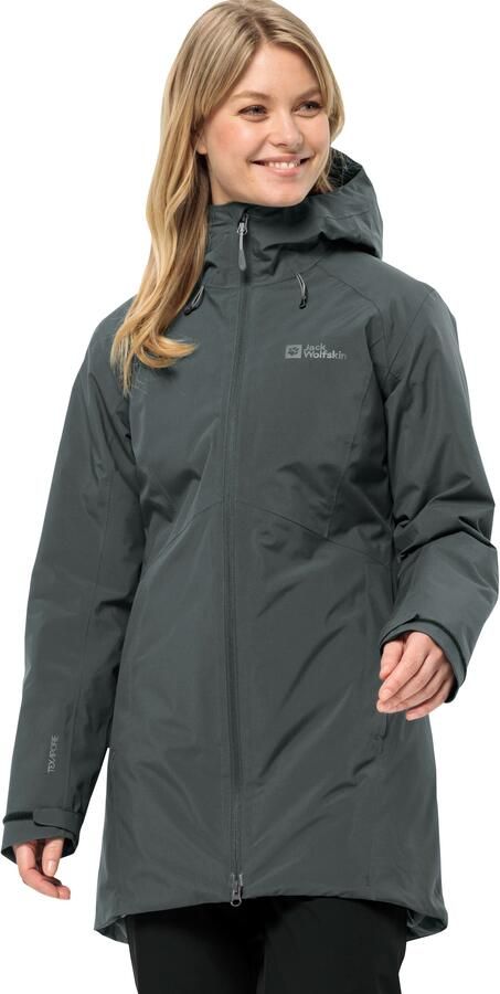 Jack Wolfskin Heidelstein Ins Jacket Women Waterdicht winterjack Dames XXL slate green slate green - Foto 12
