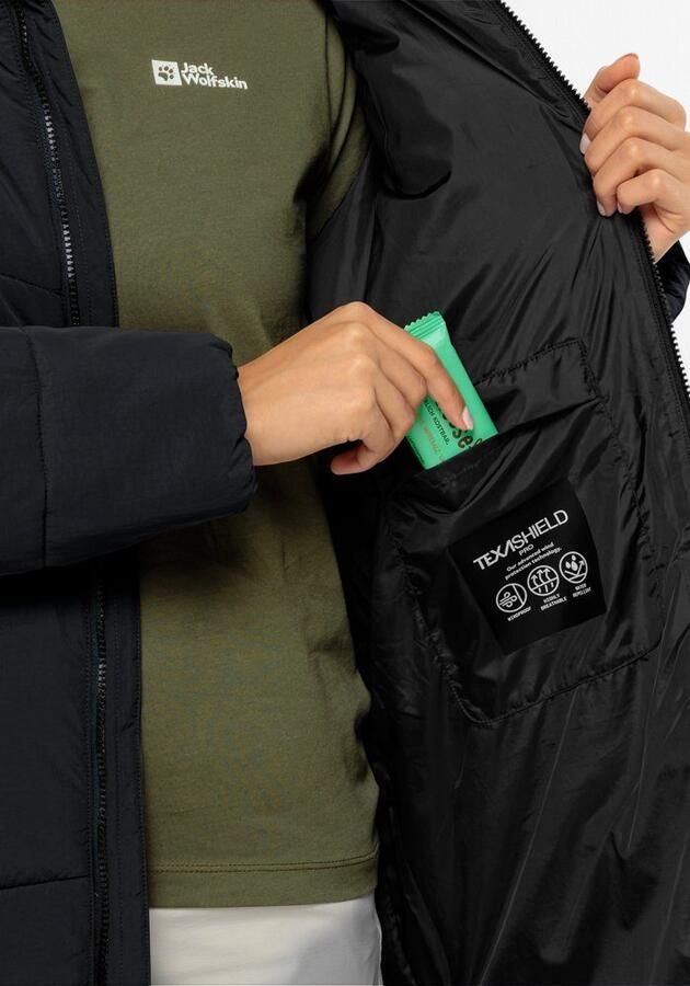 Jack Wolfskin Functionele jas KAROLINGER LONG COAT W Verwarmend winddicht overgangsjas - Foto 5