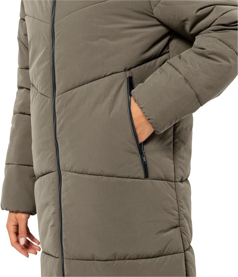 Jack Wolfskin Functionele jas KAROLINGER LONG COAT W Verwarmend winddicht overgangsjas - Foto 4